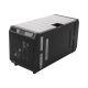 Consola Profesional para Monitoreo o Computo | Ranura para Base de Monitores | Microperforaciones | Luces LED Decorativas | Tomacorriente HTCM1U10C | Tapas Organizadoras de Cables | Niveladores | Rack para Montaje de Equipos | Ranura Pasaca