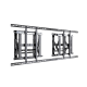 Soporte Estructural Modular para Pantallas | Altura Ajustable de 200 mm a 1600 mm | Ancho 600 mm | Profundidad 134 mm a 300 mm | Diseño Metálico| Compatible con Diferentes Tamaños de Pantallas |Soporta Formato Horizontal y Vertical.