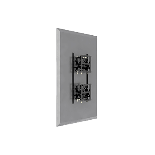 Soporte Estructural Modular para Pantallas | Altura Ajustable de 200 mm a 1600 mm | Ancho 600 mm | Profundidad 134 mm a 300 mm | Diseño Metálico| Compatible con Diferentes Tamaños de Pantallas |Soporta Formato Horizontal y Vertical.