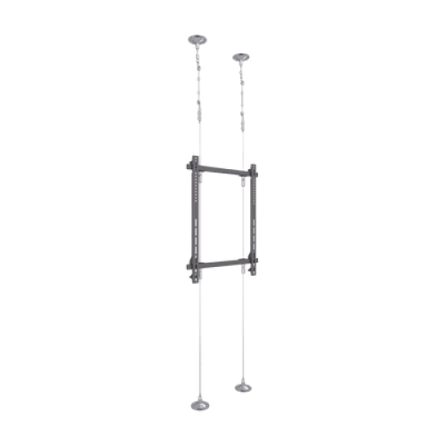 Montaje Cableado de Acero| Suelo a Techo| Capacidad Máx. de Carga 30kg| Para Pantallas de 32