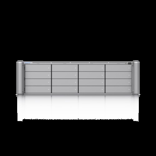 ENVR UniFi Enterprise con Soporte para hasta 210 Cámaras HD, 140 Cámaras 2K o 70 Cámaras 4K, con UniFi Protect & Access, 1 Puerto RJ45 10G, 2 Puertos SFP+ 10G y 16 Bahías para Discos Duros