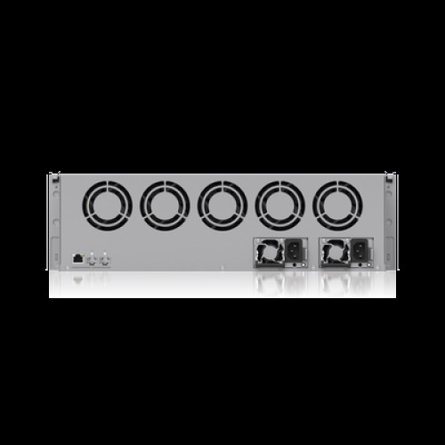 ENVR UniFi Enterprise con Soporte para hasta 210 Cámaras HD, 140 Cámaras 2K o 70 Cámaras 4K, con UniFi Protect & Access, 1 Puerto RJ45 10G, 2 Puertos SFP+ 10G y 16 Bahías para Discos Duros