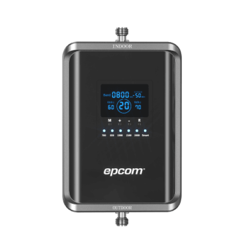 Kit Amplificador de Señal Celular 2G, 3G, 4G y 5G / Mejora llamadas convencionales y VoLTE / Amplifica señal de TELCEL, AT&T, MOVISTAR, BAIT,DiRi y más / Cubre hasta 300 m² con una antena y hasta 600 m² con 2 antenas.