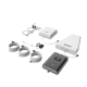 Kit Amplificador de Señal Celular 2G, 3G, 4G y 5G / Mejora llamadas convencionales y VoLTE / Amplifica señal de TELCEL, AT&T, MOVISTAR, BAIT,DiRi y más / Cubre hasta 300 m² con una antena y hasta 600 m² con 2 antenas.