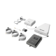 Kit Amplificador de Señal Celular 2G, 3G, 4G y 5G / Mejora llamadas convencionales y VoLTE / Amplifica señal de TELCEL, AT&T, MOVISTAR, BAIT,DiRi y más / Cubre hasta 300 m² con una antena y hasta 600 m² con 2 antenas.