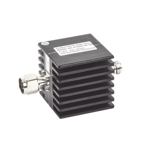 Atenuador en Línea de 30 dB, 20 Watt Máx. CD-3 GHz, Interiores, N Macho-Hembra.
