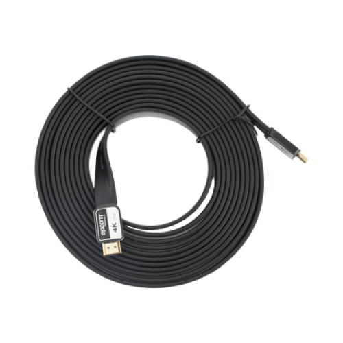 Cable HDMI de 5 Metros (16.40 Pies) | Alta Definición | Versión 2.0 | Alta Velocidad 18Gbps | 4K@60Hz | Conectores Chapados en Oro | Tipo Plano