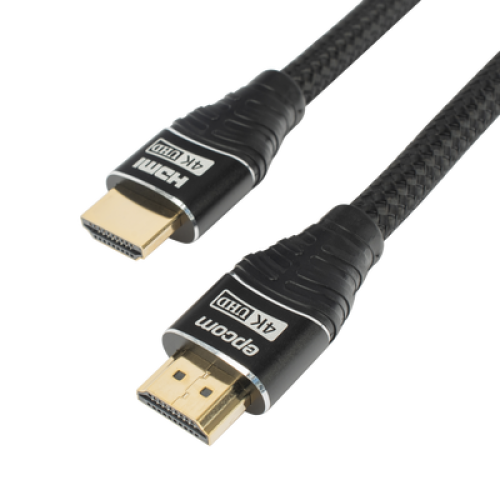 Cable HDMI de 10 Metros (32.81 Pies) | Alta Definición | Longitud | Versión 2.0 | Alta Velocidad 18Gbps | 4K@60Hz | Conectores Chapados en Oro | Tipo Redondo