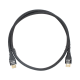 Cable HDMI de 1 Metro (3.28 Pies) | Alta Definición | Longitud | Versión 2.0 | Alta Velocidad 18Gbps | 4K@60Hz | Conectores Chapados en Oro | Tipo Redondo