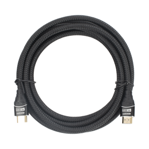 Cable HDMI de 3 Metros (9.84 Pies) | Alta Definición | Longitud | Versión 2.0 | Alta Velocidad 18Gbps | 4K@60Hz | Conectores Chapados en Oro | Tipo Redondo