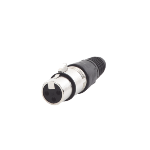 Conector XLR 3 Pines Hembra | Ideal para Conexiones de Micrófonos y Mezcladoras | Equipo de Audio Profesional