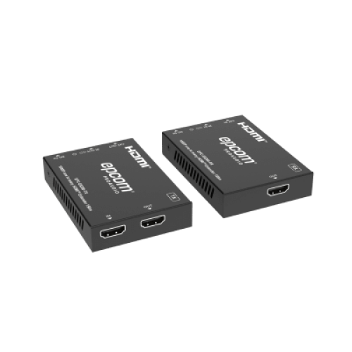 Extensor HDMI™ Sobre IP | Codificador Y Decodificador | 150m Por Cable CAT6 | Compatible Con Red Gigabit | Video Full HD | Compresión EZCast | Control IR Unidireccional