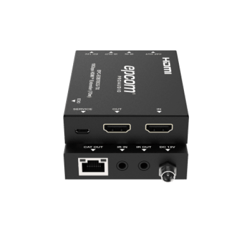 Extensor HDMI 4K@60Hz | PoC Bidireccional | HDR y Dolby Vision | Audio ARC y Óptico | Transmisión hasta 70m por CAT6