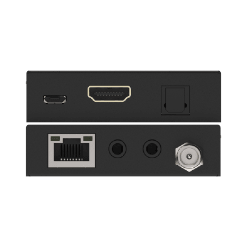 Extensor HDMI 4K@60Hz | PoC Bidireccional | HDR y Dolby Vision | Audio ARC y Óptico | Transmisión hasta 70m por CAT6
