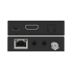 Extensor HDMI 4K@60Hz | PoC Bidireccional | HDR y Dolby Vision | Audio ARC y Óptico | Transmisión hasta 70m por CAT6