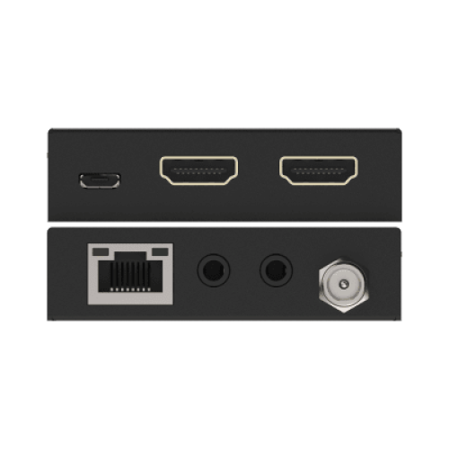 Extensor HDMI 4K@60Hz | PoC Bidireccional | HDR y Dolby Vision | Audio ARC y Óptico | Transmisión hasta 70m por CAT6