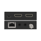 Extensor HDMI 4K@60Hz | PoC Bidireccional | HDR y Dolby Vision | Audio ARC y Óptico | Transmisión hasta 70m por CAT6