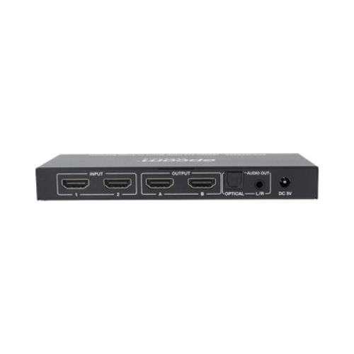 Matricial HDMI | 2x2 | 4K2K@60Hz | HDR | YCbCr 4:4:4 | EDID Auto | Extractor de Audio | Salida de audio análoga y digitalizados | HDCP 2.2 | 18 Gbps