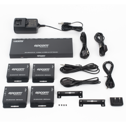 Splitter HDMI 1x4 | Extensor HDMI | 4K@30Hz 40m | 1080p@60Hz 70m | Función PoC | 4:4:4 Splitter HDMI 1x4 | Extensor HDMI | 4K@30Hz 40m | 1080p@60Hz 70m | Función PoC | 4:4:4