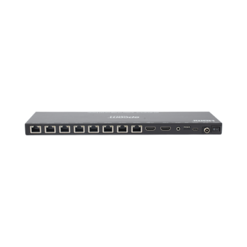 Splitter HDMI 1x8 | Extensor HDMI | 4K@30Hz 40m | 1080p@60Hz 70m | Función PoC |  4:4:4 