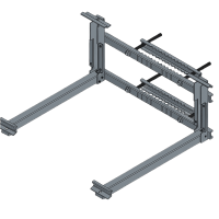 Montaje para Panel Solar de Poste para panel EPL18012AL y batería LIPV100A
