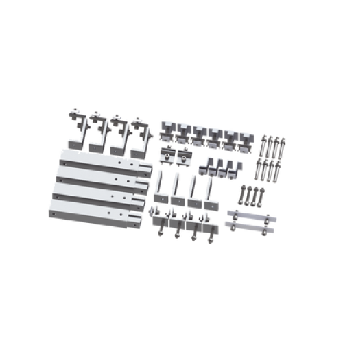Caja de accesorios de aluminio anodizado para montaje VEKTOR8R , arreglo 1X4 para techo Caja de accesorios de aluminio anodizado para montaje VEKTOR8R , arreglo 1X4 para techo