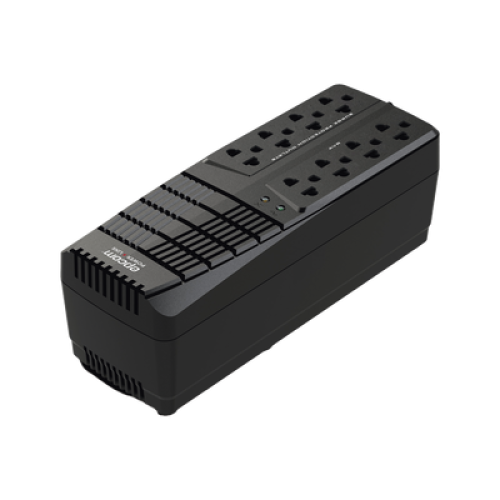 Regulador de Voltaje 2000 VA-1000 W / 4 Contactos con AVR / 4 Contactos con Supresor de Picos / Protección RJ11