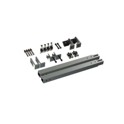 Caja de accesorios de aluminio  anodizado para montaje VEKTOR8R1M , arreglo 1X4 para techo