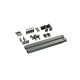 Caja de accesorios de aluminio  anodizado para montaje VEKTOR8R1M , arreglo 1X4 para techo