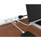 Multicontacto con Montaje para Escritorio / Carga Rápida para 65 W / 2 x Nema 5-15P / 3 x USB-A (5V @3A) / 1 x USB-C (65W)