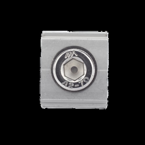 Conector N con tornillo para fijación en riel 5 y 8