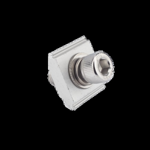 Conector N con tornillo para fijación en riel 5 y 8