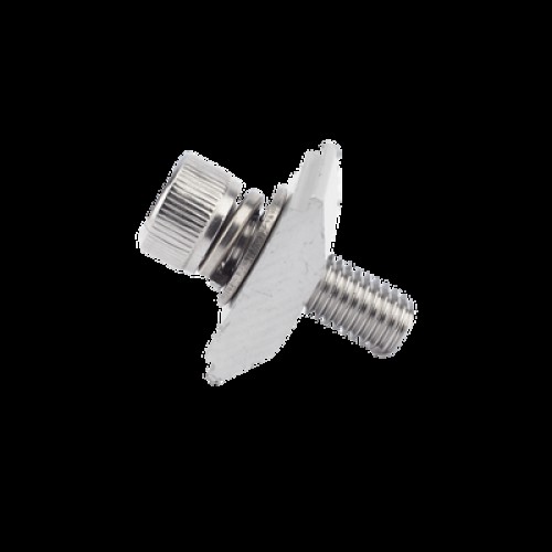 Conector N con tornillo para fijación en riel 5 y 8