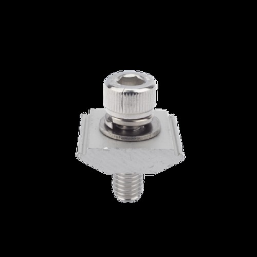Conector N con tornillo para fijación en riel 5 y 8