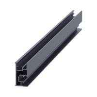 Riel 7 4200mm aluminio anodizado para montaje de módulos fotovoltaicos