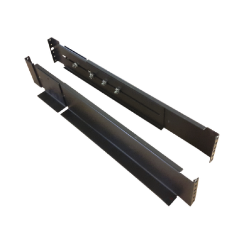 Kit de rieles para montaje de UPS Epcom Power Line en Rack / Gabinete de 4 postes, incluye un par de rieles con soporte en 