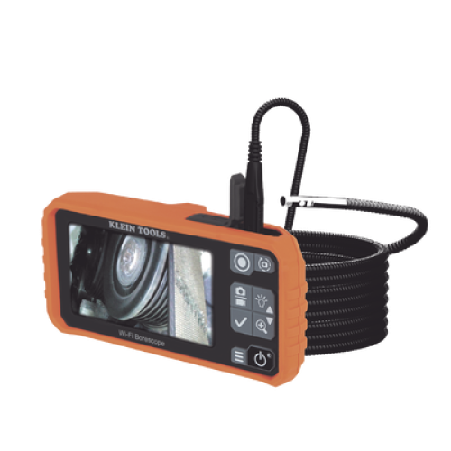 Dual Cámara Boroscopio Pro 5.5mm 720p USB-C/Wi-Fi, y LCD 4.3