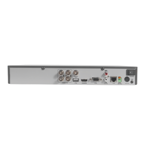 DVR 2 Megapixel / 4 Canales TURBOHD + 1 Canal IP / 1 Bahía de Disco Duro / H.264+ / 1 Canal de Audio / Vídeoanálisis