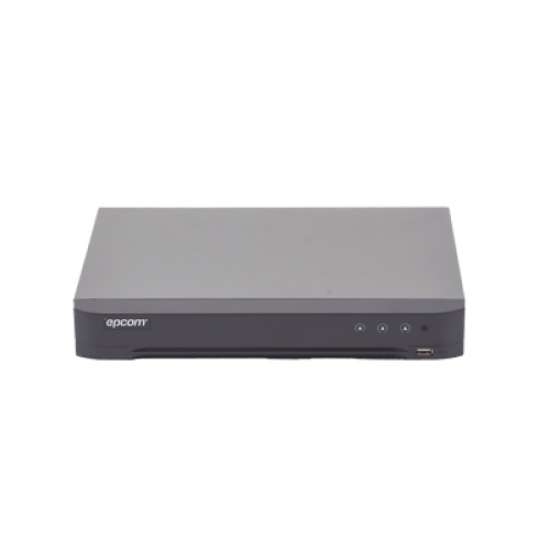 DVR 8 Canales TurboHD + 4 Canales IP / 5 Megapixel Lite / Acusense / Audio por Coaxitron / 1 Bahía de Disco Duro / Audio por Coaxitron / Evita Falsas Alarmas / Salida de Video en Full HD