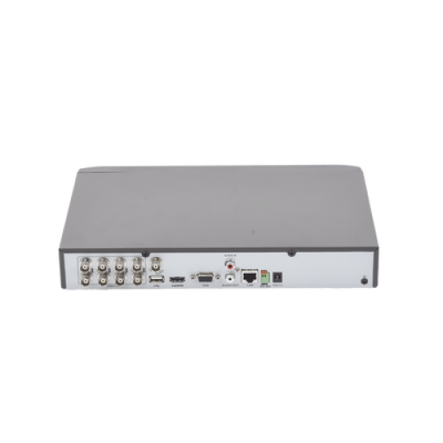 DVR 8 Canales TurboHD + 4 Canales IP / 5 Megapixel Lite / Acusense / Audio por Coaxitron / 1 Bahía de Disco Duro / Audio por Coaxitron / Evita Falsas Alarmas / Salida de Video en Full HD