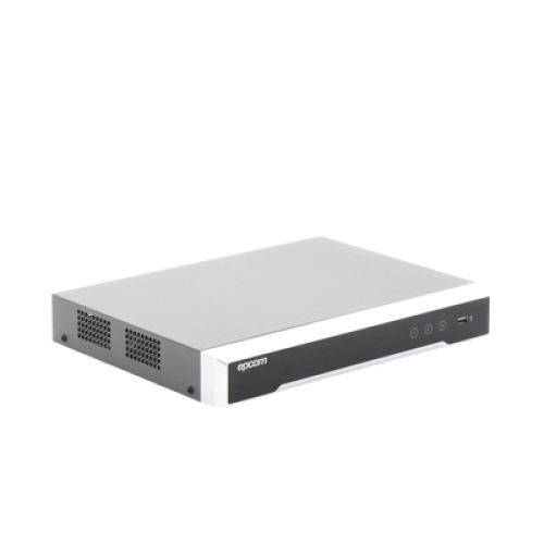 DVR 4 Canales TurboHD + 4 Canales IP / 8 Megapixel (4K) / Acusense (Evita Falsas Alarmas) / Audio por Coaxitron / 1 Bahía de Disco Duro / 4 Entradas de Alarma / 1 Salida de Alarma / Detección de Rostros / H.265+