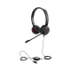 Jabra Evolve 30 Duo con conexión USB / 3.5mm, micrófono con cancelación de ruido y controlador en el cable con botones e indicadores LED (5399-829-309)