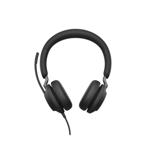 Jabra Jabra Evolve 2 40, Auricular stereo versión UC con aislamiento de ruido, conexión USB-A y indicador de ocupado (Busylight) (24089-989-999) 