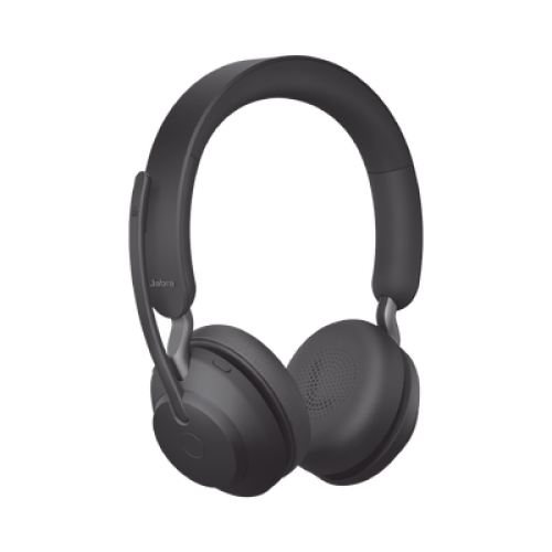Jabra Evolve2 65, Auricular stereo versión UC con aislamiento de ruido activa, dongle USB-A indicador de ocupado (Busylight) (26599-989-999)