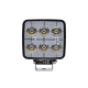 Luz de trabajo de 6 LED, 12-24 Vcc, 2800 lumenes