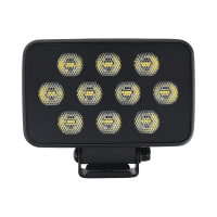 Luz de Trabajo Ultra brillante Cuadrada, 10 LED, 8937 Lúmenes, 12-24 Vcd