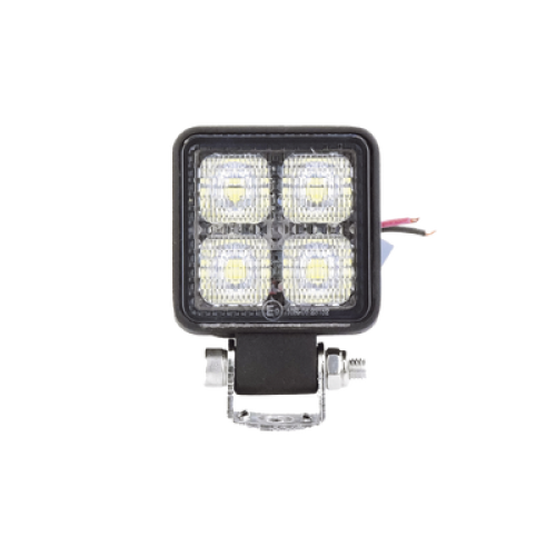 Luz de trabajo de 4 LED de 10 Watt, 12-24 Vcd, 800 lúmenes