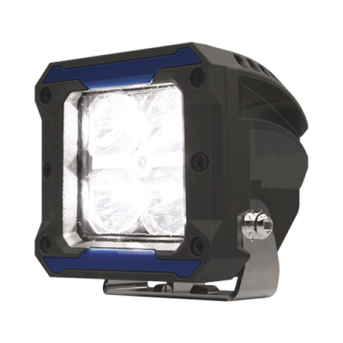 Luz de trabajo de uso rudo, 12-24 Vcc, 1025 lumenes