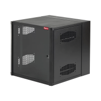 Gabinete AccessPlus de 12 UR Montaje en Pared de 19in, Rieles Numerados y Roscados #10-32, Puerta con Ventana de Seguridad, 600 mm de Ancho, 637 mm de Profundidad, Color Negro Gabinete AccessPlus de 12 UR Montaje en Pared de 19in, Rieles Numerados y Roscados #10-32, Puerta con Ventana de Seguridad, 600 mm de Ancho, 637 mm de Profundidad, Color Negro