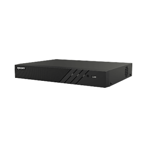 DVR 4 Canales 4K TURBOHD + 4 Canales IP / 8 Megapixel (4K) / Audio Bidireccional por Coaxitron / ACUSENSE  / 1 Bahía de Disco Duro / Salida de Video en Full HD / H.265+